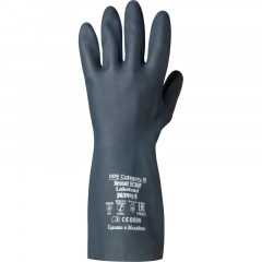 Перчатки защитные неопрен Lakeland Neosol EC30F цв.черный р.10 Перчатки защитные неопрен Lakeland Neosol EC30F цв.черный р.10 - фото 3