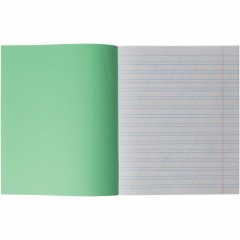 Тетрадь школьная А5 12л ГОЗНАК косая линейка 60г/м2 бел&gt;96% зеленая уп20шт - фото 5