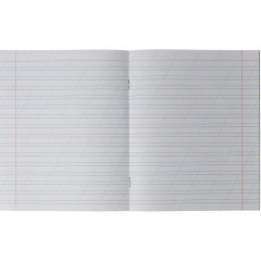 Тетрадь школьная А5 12л ГОЗНАК косая линейка 60г/м2 бел&gt;96% зеленая уп20шт - фото 6