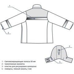 Куртка зим жен з46 син/вас 128-132/158-164 - фото 22