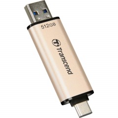 Флеш-память Transcend Jetflash 930С (TS512GJF930C)512GB/USB3.2/золот/черн - фото 2