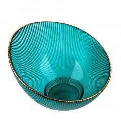 Салатник Frost stripe (зелен)d=17,2см h=12,5см v=650мл(стекло),9950317-4 - фото 2