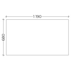 Стол рабочий прямоугольный 1190х680х750 мм (0EP/18504302) - фото 2