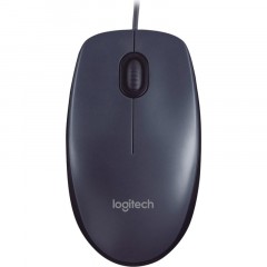 Мышь компьютерная Logitech M90 [910-001795] проводная, черный - фото 2