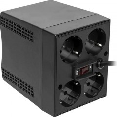Стабилизатор напряжения Powercom TCA-2000 1000Вт 2000ВА черный - фото 3