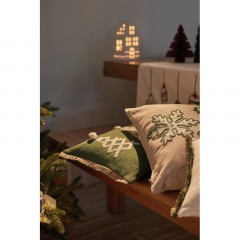 Подушка декоративная с вышивкой Snow flakes New Year Essential, 45х45 см Подушка декоративная с вышивкой Snow flakes New Year Essential, 45х45 см - фото 7