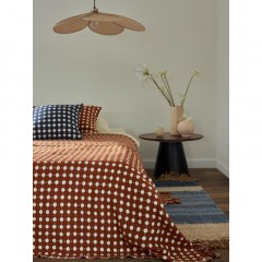 Покрывало из хлопка Polka dots карамельного цвета Essential, 230х250 см Покрывало из хлопка Polka dots карамельного цвета Essential, 230х250 см - фото 6