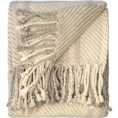 Покрывало из хлопка Warm traditions бежево-серого цвета Essential, 230х250 Покрывало из хлопка Warm traditions бежево-серого цвета Essential, 230х250 - фото 3