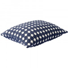 Наволочка Чехол на подушку,хлопок Polka dots темн-синего цв Essential,40x60 Наволочка Чехол на подушку,хлопок Polka dots темн-синего цв Essential,40x60 - фото 2