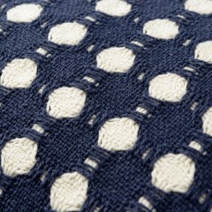 Наволочка Чехол на подушку,хлопок Polka dots темн-синего цв Essential,40x60 Наволочка Чехол на подушку,хлопок Polka dots темн-синего цв Essential,40x60 - фото 3