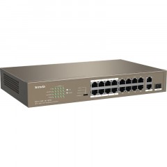 Коммутатор Tenda TEF1118P-16-150W PoE (130W) SFPx1 L2 - фото 3