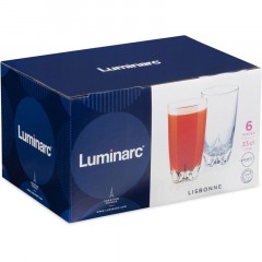 Набор стаканов LISBONNE 6шт 330мл высокие (V0402) Набор стаканов LISBONNE 6шт 330мл высокие (V0402) - фото 4