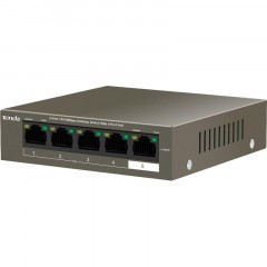 Коммутатор Tenda TEF1105P-4-38W 4 порта PoE+ (35W) - фото 3