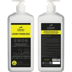 Профхим д/посуды гель д/ручного мытья Luscan Prof/Cooky Foam Eso, 1л - фото 2