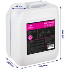 Профхим сантех кисл гель д/удален налет-ржавч Luscan Prof/Acid SANI Dol, 5л - фото 6