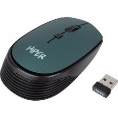 Мышь компьютерная HIPER (HOMW-084) беспроводная/зеленая Мышь компьютерная HIPER (HOMW-084) беспроводная/зеленая - фото 3