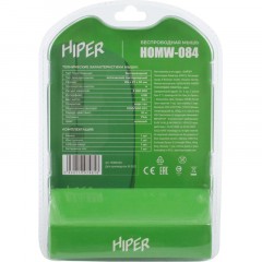 Мышь компьютерная HIPER (HOMW-084) беспроводная/зеленая Мышь компьютерная HIPER (HOMW-084) беспроводная/зеленая - фото 8