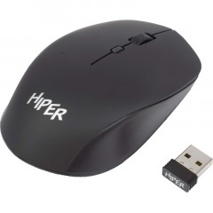 Мышь компьютерная HIPER (HOMW-091) беспроводная/черная Мышь компьютерная HIPER (HOMW-091) беспроводная/черная - фото 3