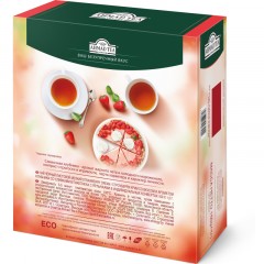 Чай Ahmad Tea Строуберри Крим, черный, пакетики в конвертах, 100x1,5г/уп Чай Ahmad Tea Строуберри Крим, черный, пакетики в конвертах, 100x1,5г/уп - фото 4