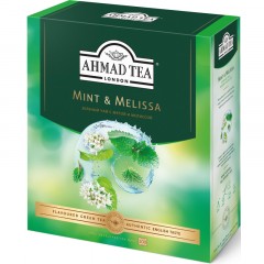 Чай Ahmad Tea Мята-Мелиса, зеленый, пакетики в конвертах, 100x1,8г/уп Чай Ahmad Tea Мята-Мелиса, зеленый, пакетики в конвертах, 100x1,8г/уп - фото 3