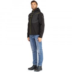 Куртка муж демисез. софтшел HORTEN2 черн/жел р.3XL(арт.HORT2NJ3X) Куртка муж демисез. софтшел HORTEN2 черн/жел р.3XL(арт.HORT2NJ3X) - фото 2