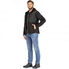 Куртка муж демисез. софтшел HORTEN2 черн/жел р.3XL(арт.HORT2NJ3X) Куртка муж демисез. софтшел HORTEN2 черн/жел р.3XL(арт.HORT2NJ3X) - фото 5