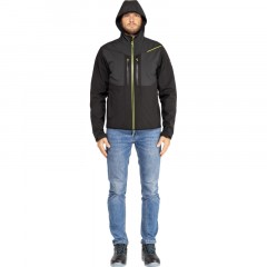 Куртка муж демисез. софтшел HORTEN2 черн/жел р.3XL(арт.HORT2NJ3X) Куртка муж демисез. софтшел HORTEN2 черн/жел р.3XL(арт.HORT2NJ3X) - фото 6