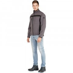 Куртка муж демисезонная софтшел LULEA cер/черн р.3XL(арт.LULE2GR3X) Куртка муж демисезонная софтшел LULEA cер/черн р.3XL(арт.LULE2GR3X) - фото 2