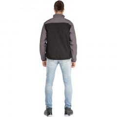 Куртка муж демисезонная софтшел LULEA cер/черн р.3XL(арт.LULE2GR3X) Куртка муж демисезонная софтшел LULEA cер/черн р.3XL(арт.LULE2GR3X) - фото 4