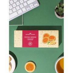 Печенье Деловой Стандарт сдобное Cookies with orange marmalade, 100г - фото 5