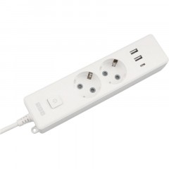 Удлинитель Power Cube, 2р/1.9м выкл.,3USB, 3.5кВт,16А,3x1,0 белый(PC-4-2M) Удлинитель Power Cube, 2р/1.9м выкл.,3USB, 3.5кВт,16А,3x1,0 белый(PC-4-2M) - фото 4