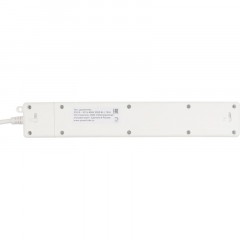 Удлинитель Power Cube, 4р/1.9м выкл.,3USB, 3.5кВт,16А,3x1,0 белый(PC-6-2M) - фото 3