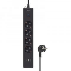 Удлинитель Power Cube, 4р/1.9м выкл.,3USB, 3.5кВт,16А,,3x1,0 черн(PC-7B-2M) - фото 5