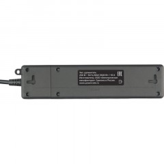 Удлинитель Power Cube, 2р/1.9 м выкл.,3USB, 3.5кВт,16А,3x1,0 черн(PC-5B-2M) Удлинитель Power Cube, 2р/1.9 м выкл.,3USB, 3.5кВт,16А,3x1,0 черн(PC-5B-2M) - фото 3