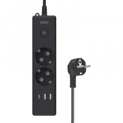 Удлинитель Power Cube, 2р/1.9 м выкл.,3USB, 3.5кВт,16А,3x1,0 черн(PC-5B-2M) Удлинитель Power Cube, 2р/1.9 м выкл.,3USB, 3.5кВт,16А,3x1,0 черн(PC-5B-2M) - фото 5
