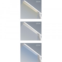 Светильник Ultraflash UF-730 C01 белый (Led, 11Вт, 3 цвет.темп., 3 ур.ярк) - фото 2