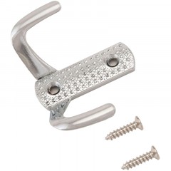 Вешалка настенная УЗК Крючок двухрожковый StahlBuro 011 B CP (16125), хром
