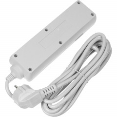 Сетевой фильтр Buro 300SL-3-G 3м (3 розетки) серый (пакет ПЭ) - фото 3