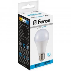Лампа светодиодная Feron LB-92 Шар E27 10W 175-265V 6400K(25459) Лампа светодиодная Feron LB-92 Шар E27 10W 175-265V 6400K(25459) - фото 3
