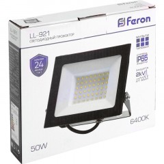 Прожектор светодиодный Feron LL-921 IP65 50W 6400K(32102) Прожектор светодиодный Feron LL-921 IP65 50W 6400K(32102) - фото 9