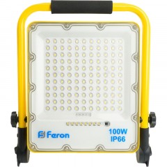 Прожектор светодиодный Feron LL-952 переносной с з/у IP66 100W 6400K(48677) Прожектор светодиодный Feron LL-952 переносной с з/у IP66 100W 6400K(48677) - фото 3