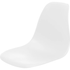 Стул EAMES PLAST HN BLACK (BOX-4) (KM) RU K01 белый/черный - фото 2