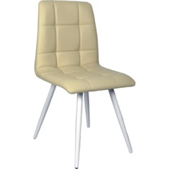 Стул MERI HN WHITE (BOX-4) RU ECO-07 бежевый/бел - фото 3