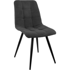 Стул FORM HN BLACK (BOX-4) RU SORO-95 темно-серый/ черный - фото 3