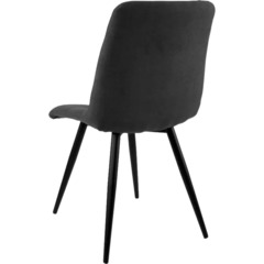 Стул FORM HN BLACK (BOX-4) RU SORO-95 темно-серый/ черный - фото 4