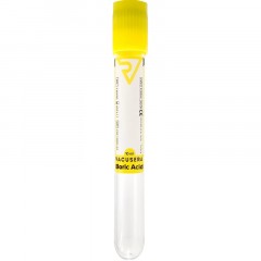 Вакуумные пробирки д/мочи Vacusera с борной к-той, 10мл, 16x100, 100 шт/уп