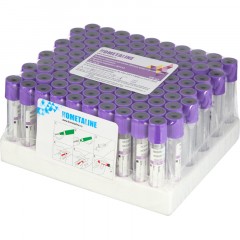 Вакуумные пробирки с ЭДТА-К3 3 мл, 13х75 мм, KOMETALINE 100шт/уп - фото 4