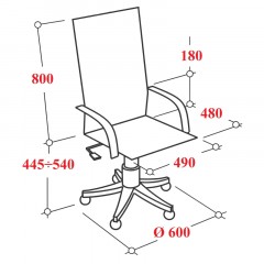 Кресло VT_EChair-672 TC ткань/сетка черный, с подголовником, пластик Кресло VT_EChair-672 TC ткань/сетка черный, с подголовником, пластик - фото 4
