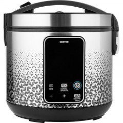 Мультиварка Centek CT-1499 (черный/сталь) 900Вт, 5.0л, 25прог, мультиповар Мультиварка Centek CT-1499 (черный/сталь) 900Вт, 5.0л, 25прог, мультиповар - фото 2