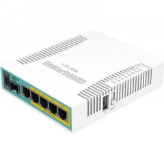 Маршрутизатор MikroTik hEX PoE (RB960PGS) 800MHz, 128MB, 5xGigabit LAN Маршрутизатор MikroTik hEX PoE (RB960PGS) 800MHz, 128MB, 5xGigabit LAN - фото 2